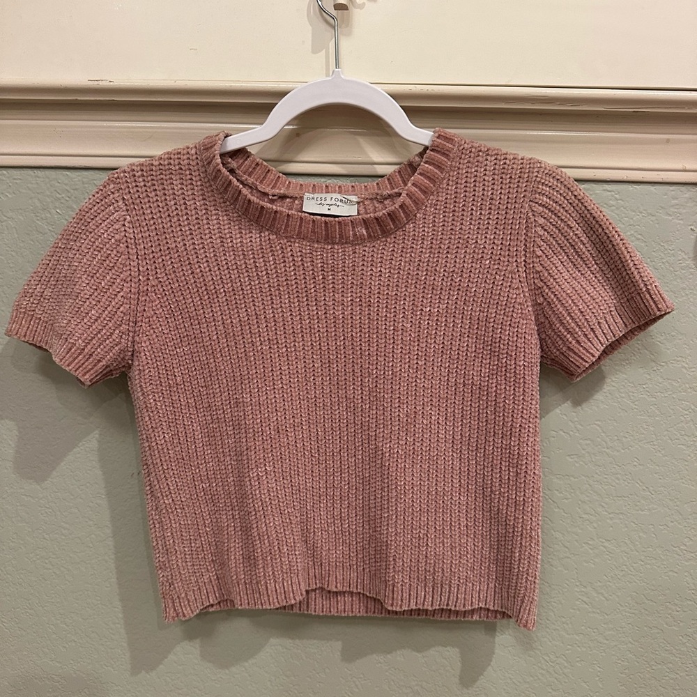Dress Forum Blush Knit Sweater